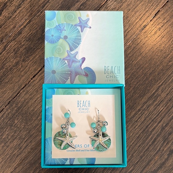 NIB Beach Chic Starfish Earrings - Picture 3 of 3